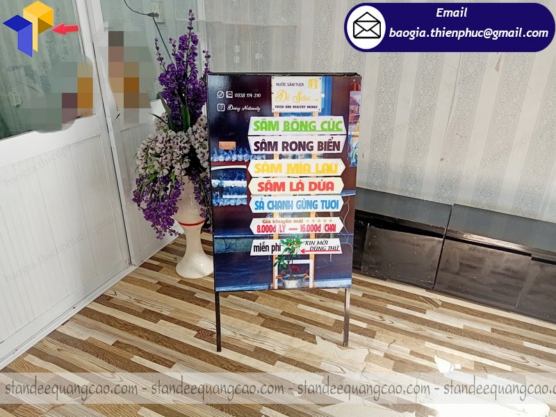 bảng giá standee A