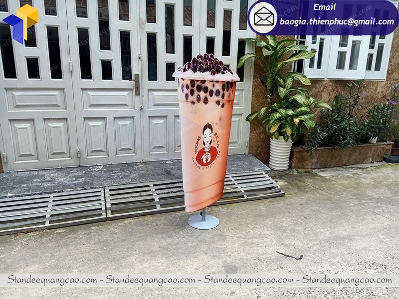 khung sắt standee quảng cáo