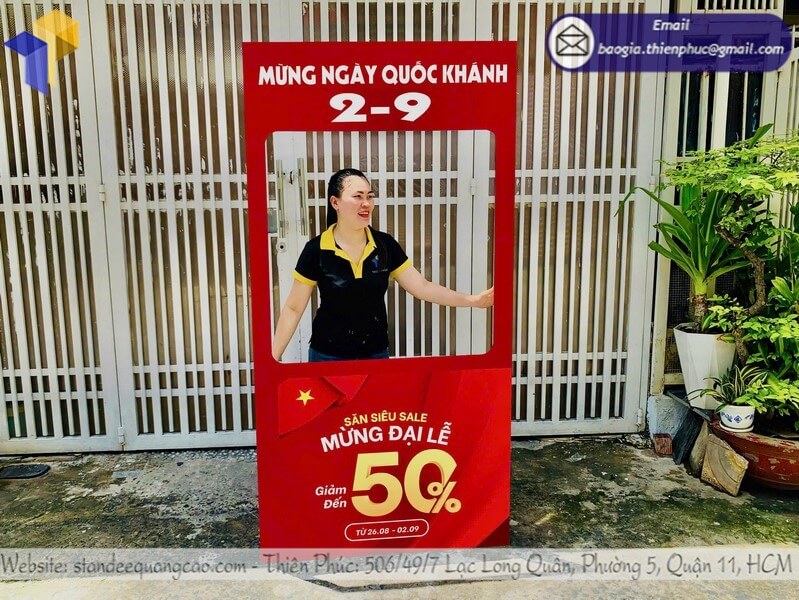 khung check in dịp lễ 2/9