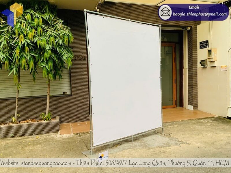 Xưởng sản xuất khung backdrop di động ngoài trời theo yêu cầu cho tiệc cưới, khai trương