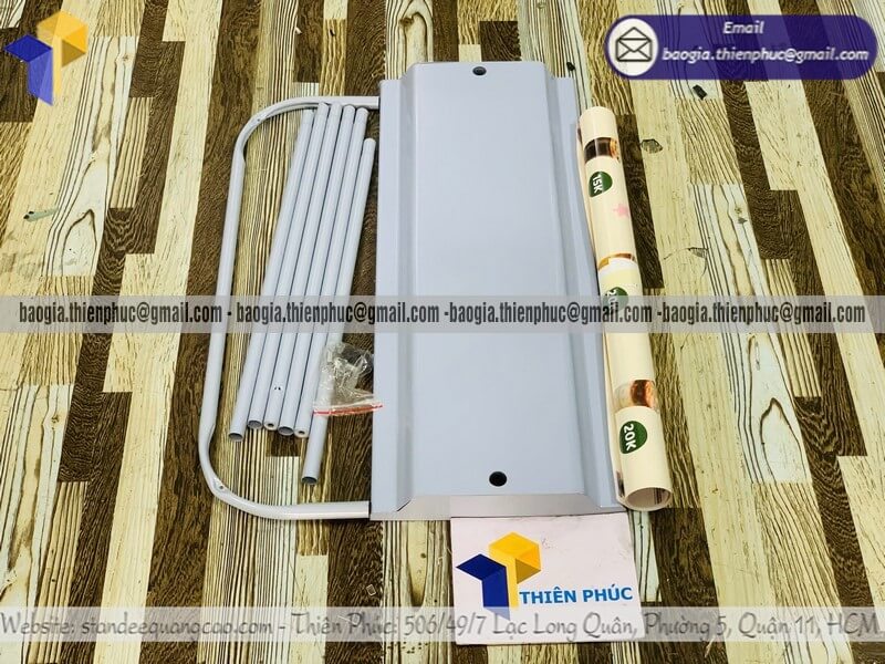 Bán khung treo banner quảng cáo ngoài trời giá rẻ yêu cầu bản vẽ kỹ thuật