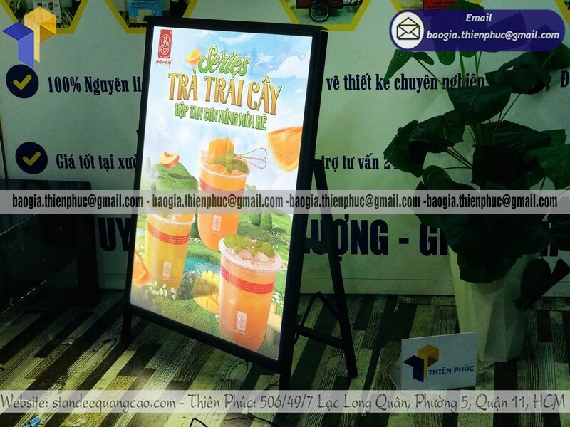 Bảng đèn led siêu mỏng 1 mặt quảng cáo cho cửa hàng giá từ 800k