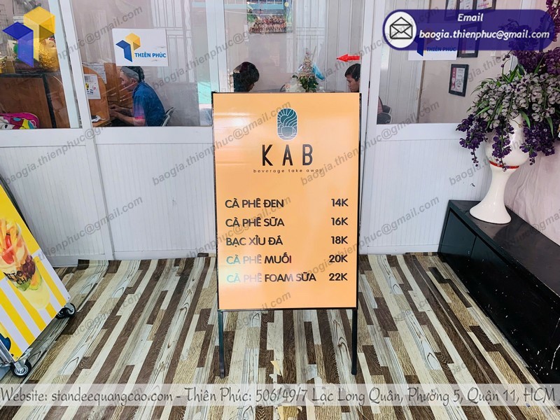 bảng hiệu quán cà phê uy tín