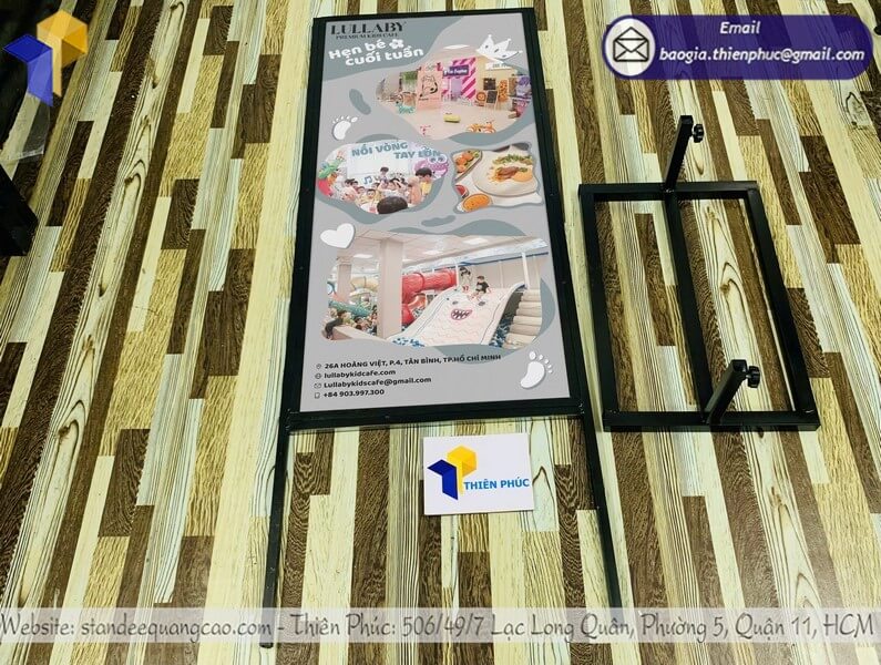 Bảng Standee Đứng 2 Mặt Quảng Cáo, tăng hiệu quả quảng cáo