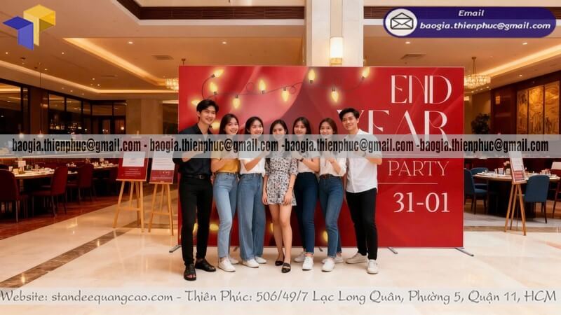 Báo giá backdrop ngoài trời di động khổ lớn cho sự kiện rẻ Báo giá backdrop ngoài trời di động khổ lớn cho sự kiện rẻ