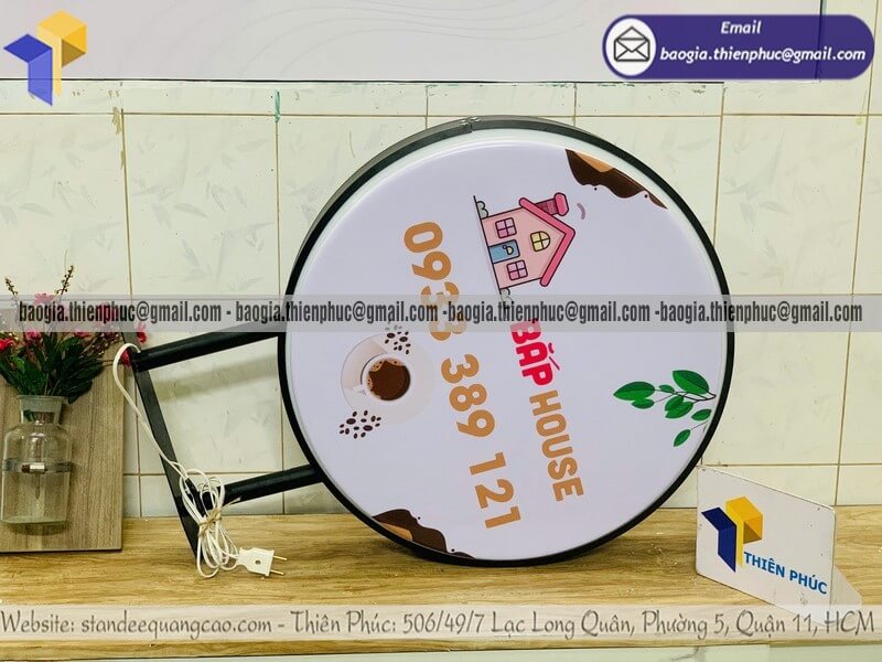 Báo giá hộp đèn nhỏ treo tường quảng cáo cửa hàng giá thấp cho cửa hàng bán lẻ tạp hóa