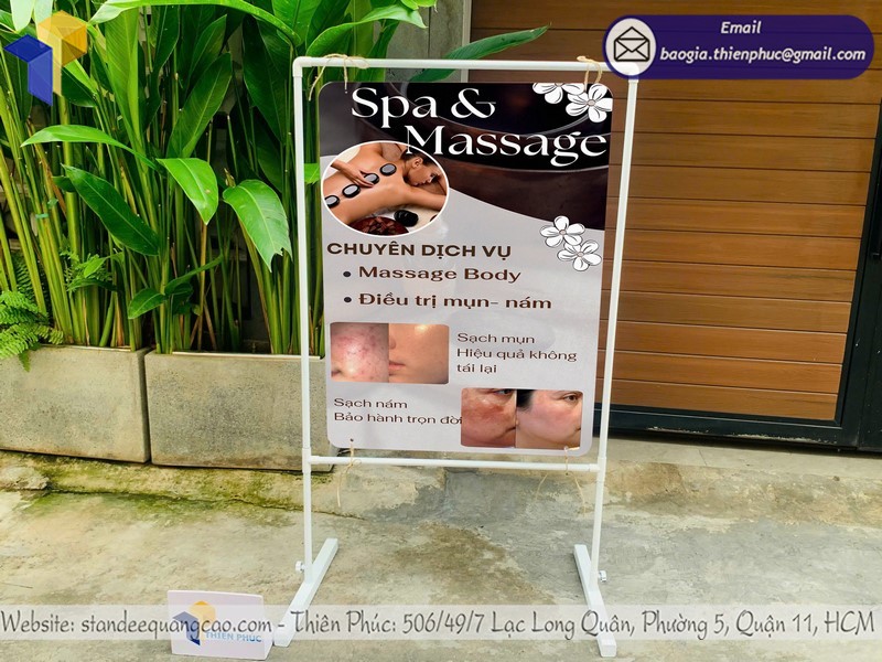 Báo giá khung treo poster 2 mặt
