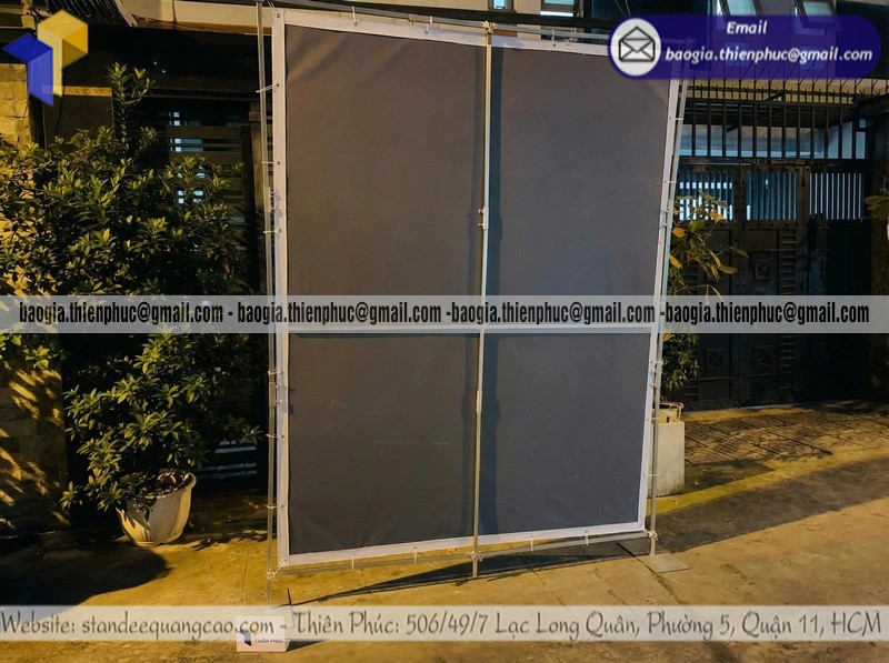 Đặt backdrop sự kiện party cuối năm ngoài trời làm gấp cho công ty sự kiện tổ chức chương trình