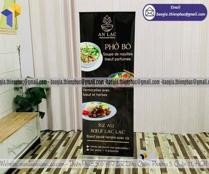 Đặt in standee cuốn nhôm dựng poster chuyên sự kiện Đặt in standee cuốn nhôm dựng poster chuyên sự kiện