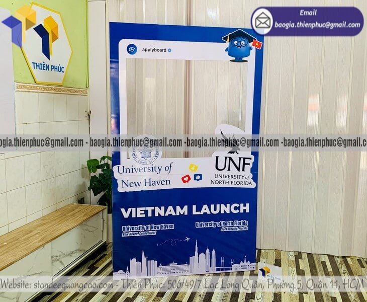 Đặt làm khung check in formex sự kiện theo yêu cầu cho doanh nghiệp marketing, event tiệc cưới