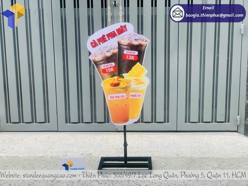 Đặt làm standee mô hình ly cafe in 3D quảng cáo rẻ Đặt làm standee mô hình ly cafe in 3D quảng cáo rẻ