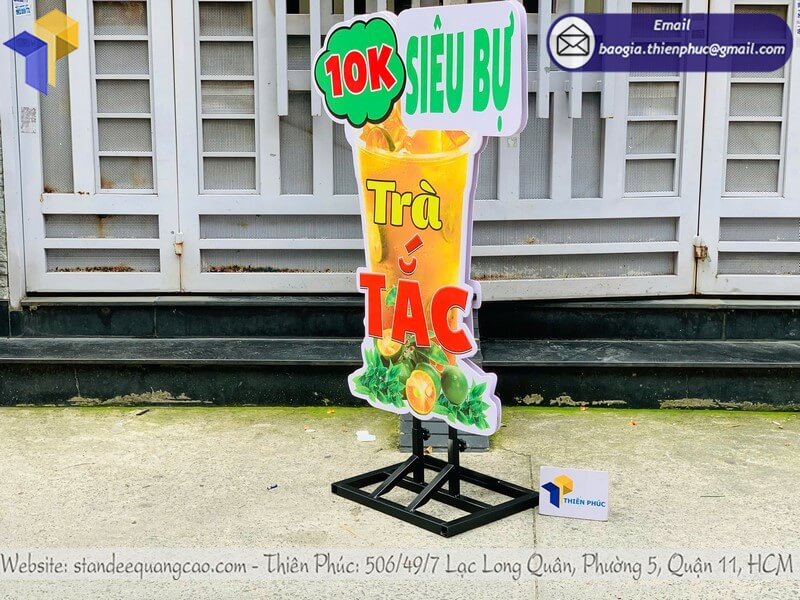 Đặt làm standee mô hình mockup ly nước in 3D ưu đãi toàn quốc