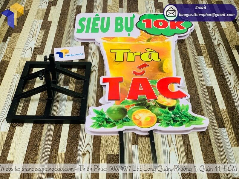 Đặt làm standee mô hình mockup ly nước in 3D thiết kế độc quyền