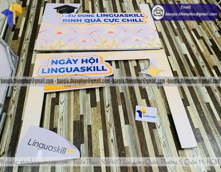 Đặt mẫu khung check in bằng formex cho trường học thcs, thpt