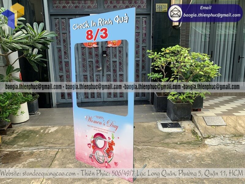 Gia công backdrop check in formex sự kiện theo yêu cầu gia công cnc 3d bán toàn quốc