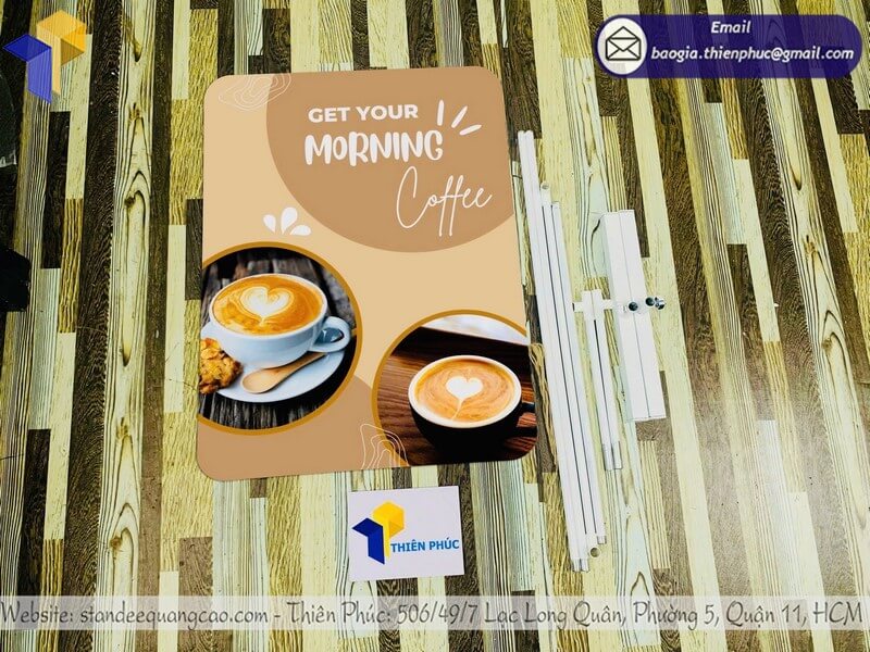 Giá khung poster 2 mặt sản xuất trực tiếp tại xưởng