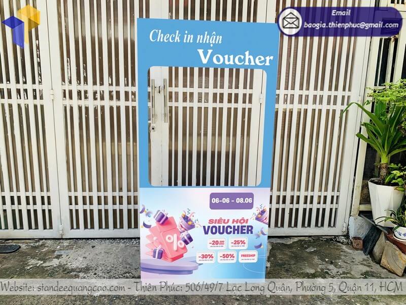 báo giá khung check in sự kiện