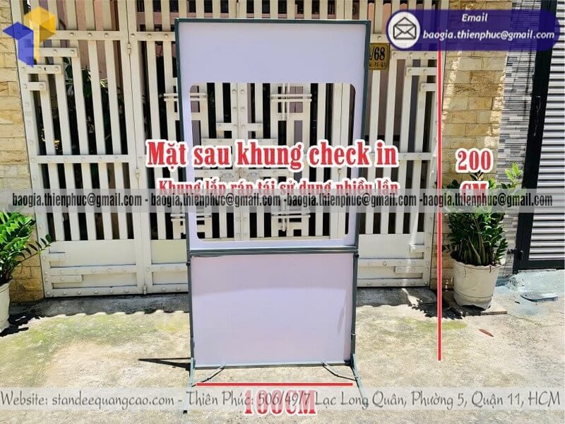 Khung check in bằng formex theo concept sự kiện mẫu cao cấp gia công theo yêu cầu