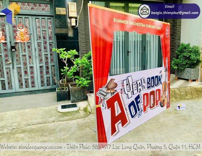 Khung Check In Sự Kiện Formex in nội dung theo yêu cầu