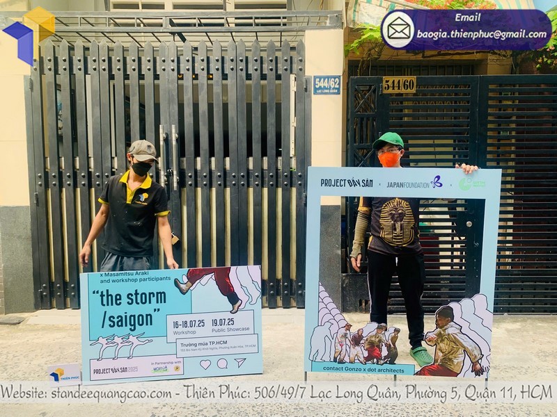 khung chụp hình formex lấy liền tại xưởng Thiên Phúc
