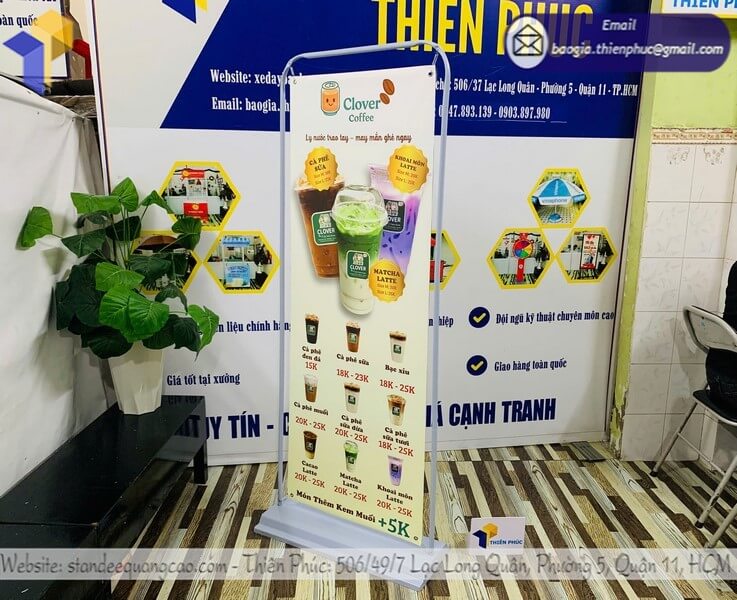 khung treo poster quảng cáo giá rẻ tại xưởng sản xuất