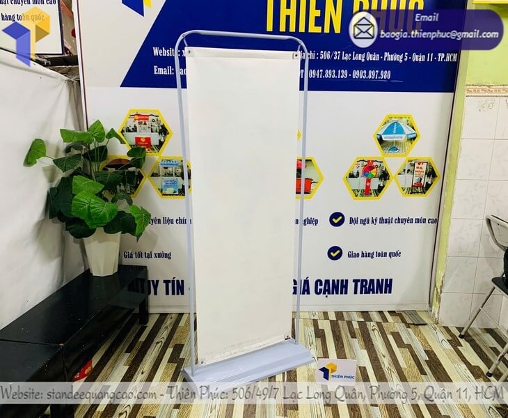 lắp đặt khung treo quảng cáo giá rẻ tại HCM