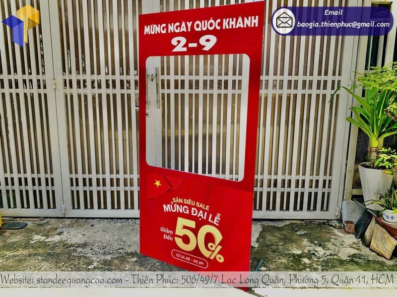 khung check in dịp lễ 2/9 săn sale
