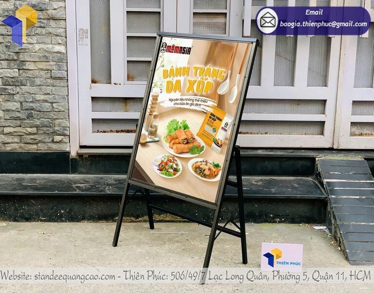 Mẫu khung tranh điện led siêu mỏng trước quán ăn đẹp quá trình cho quán ăn nhỏ nhà hàng