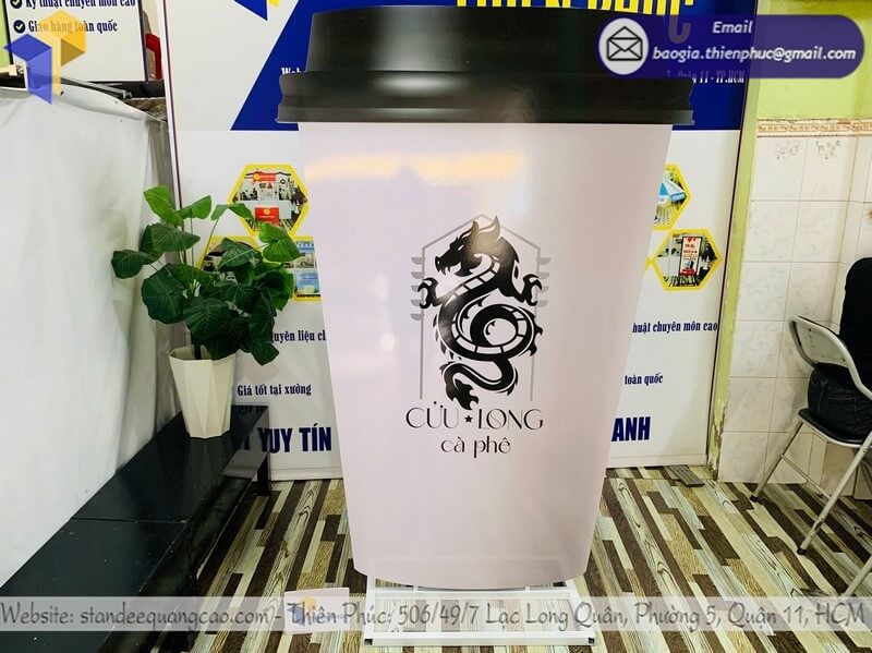 mô hình 3D ly cafe đẹp