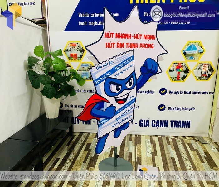 Mockup hình sản phẩm in 3D dùng trưng bày tại sự kiện, hội chợ