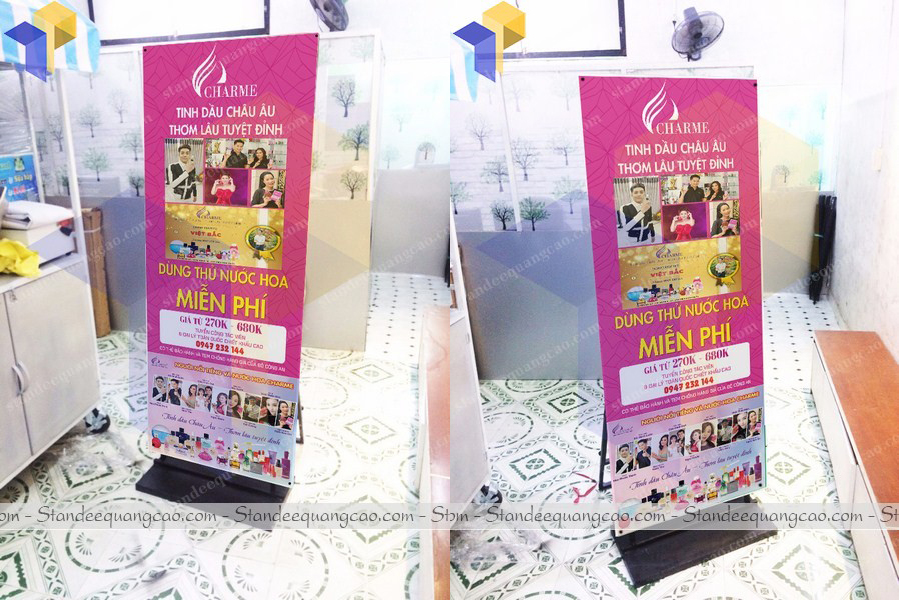 mua chân standee quảng cáo ở đâu