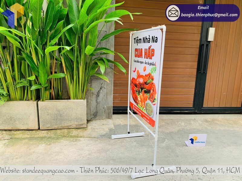 Mua khung treo poster 2 mặt giá rẻ tại xưởng sản xuất