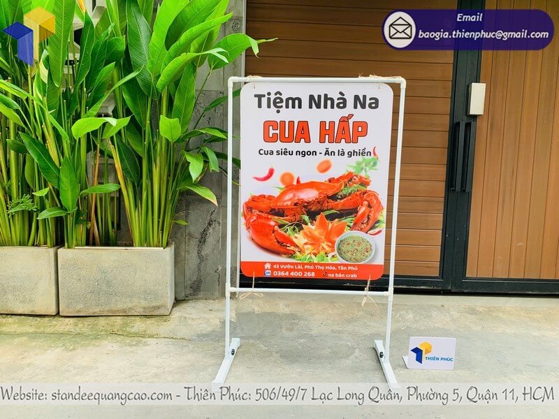 Mua khung treo poster 2 mặt giá rẻ