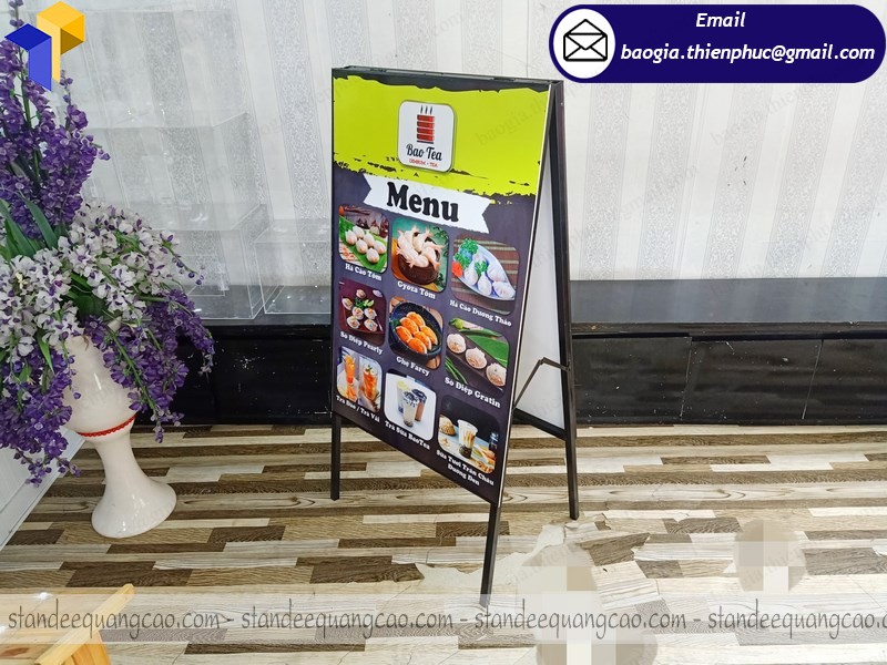 standee 2 mặt quảng cáo giá rẻ