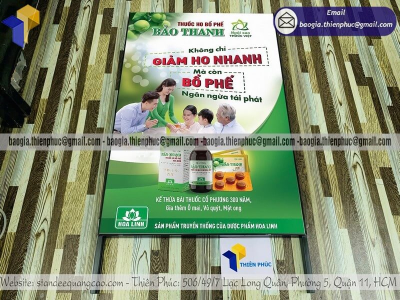 Mua standee A bằng sắt quảng cáo sản phẩm mới ngoài trời chon quán ăn quán cafe cửa hàng di động