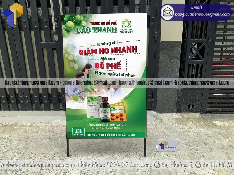 Mua standee A bằng sắt quảng cáo sản phẩm mới ngoài trời Mua standee A bằng sắt quảng cáo sản phẩm mới ngoài trời