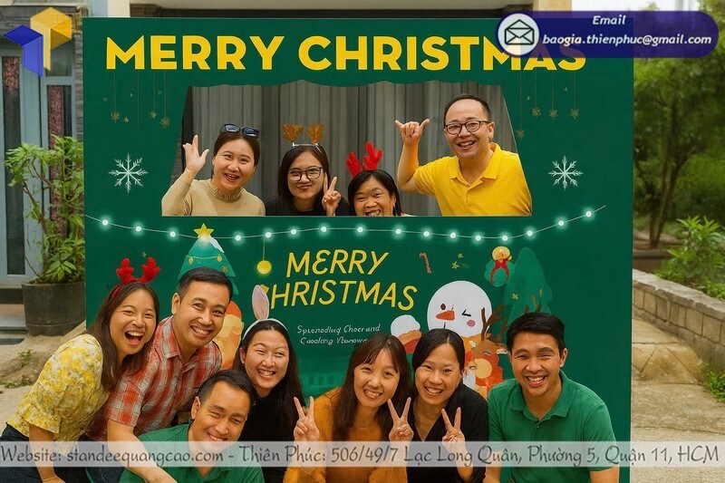 Nhận làm khung chụp hình giáng sinh giá rẻ