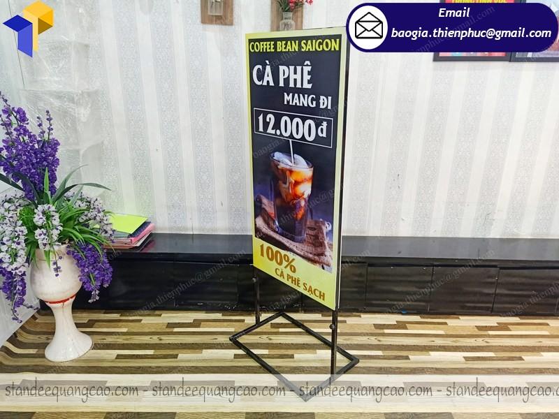 standee 2 mặt quảng cáo quán đẹp