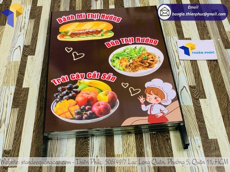 Nơi in bảng standee chữ A theo yêu cầu gia công chuyên nghiệp