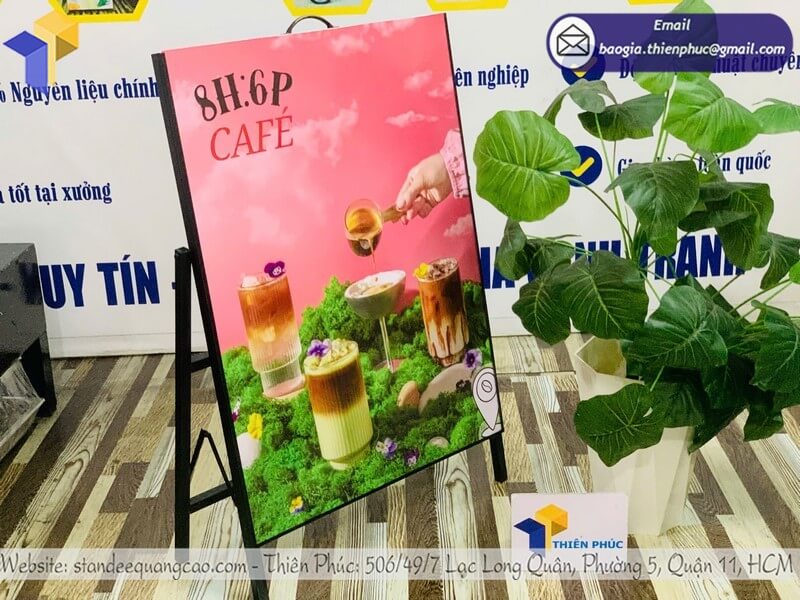 Nơi làm bảng standee 1 mặt theo yêu cầu đẹp rẻ uy tín tại TPHCM