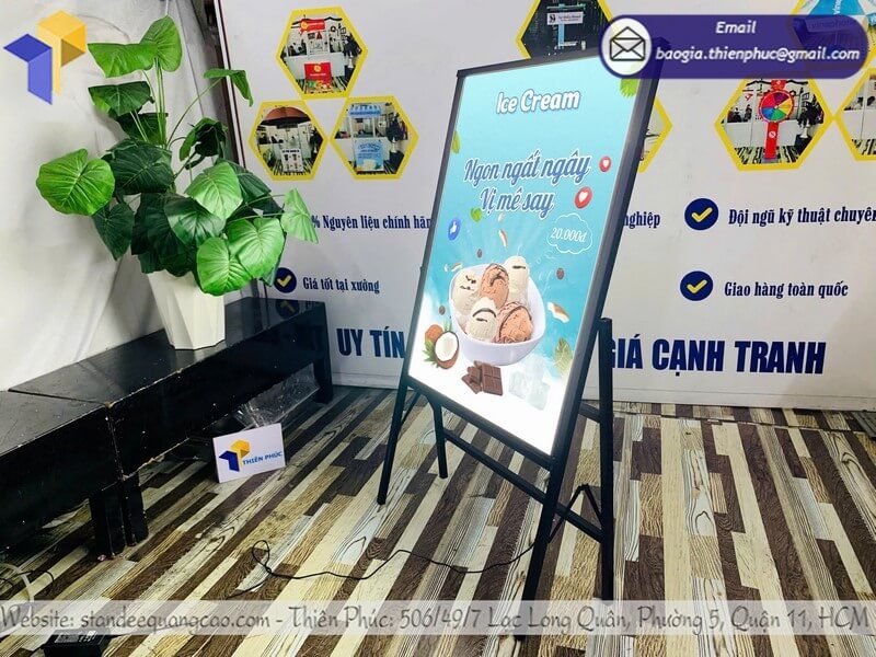 Nơi làm khung tranh điện led siêu mỏng quảng cáo cho doanh nghiệp trên toàn quốc