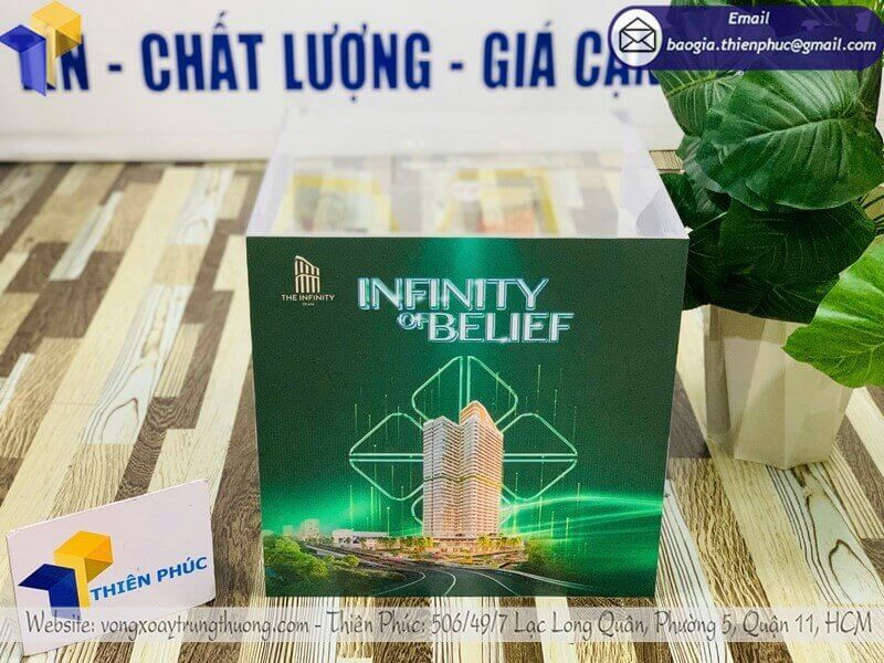 Nơi sản xuất hòm bốc thăm bằng mica theo yêu cầu trong suốt chống xước