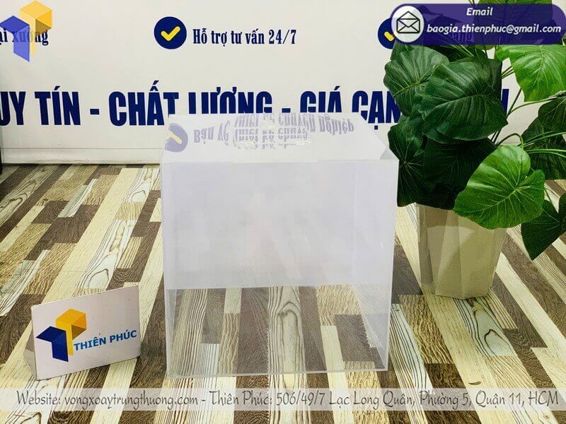 Nơi sản xuất hòm bốc thăm bằng mica theo yêu cầu in logo riêng