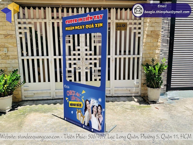 Nơi sản xuất khung check in formex sự kiện ngoài trời mục đích lưu động triển lãm