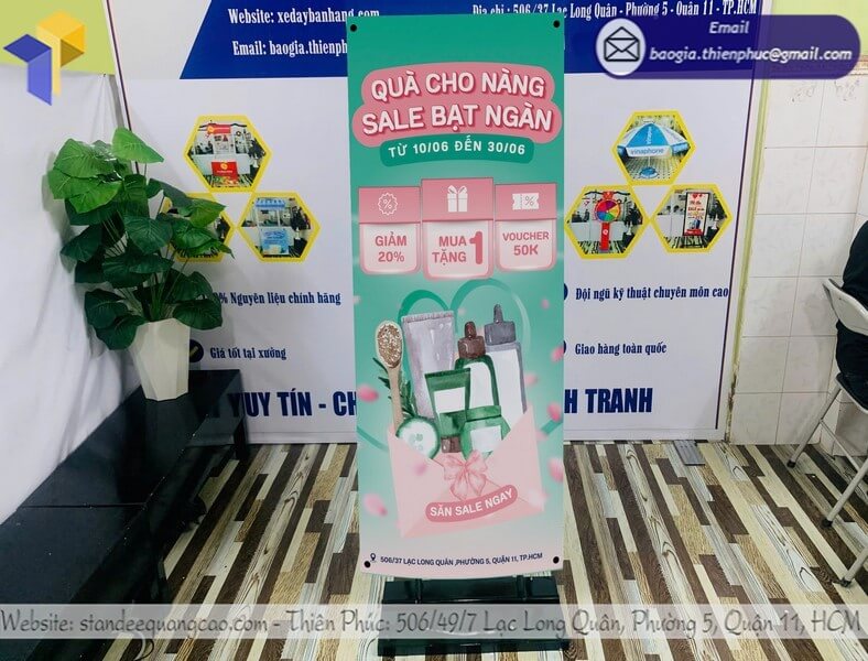 standee quảng cáo ngoài trời Đà Nẵng
