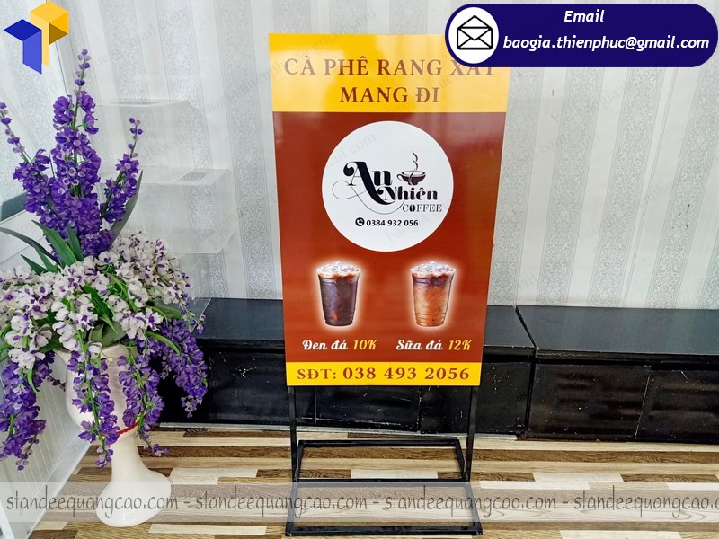 standee 2 mặt