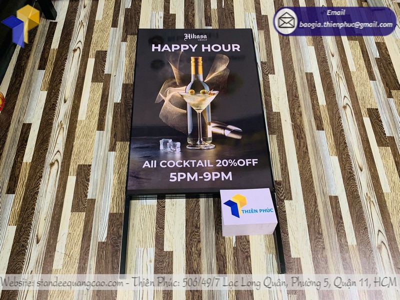 Standee A  quảng cáo di động gấp gọn tiện lợi