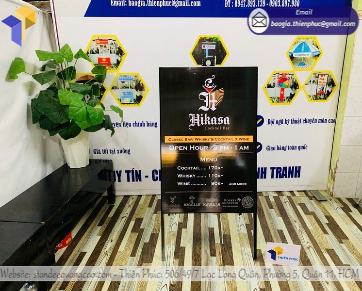 Standee A quảng cáo di động giá rẻ chất lượng cao