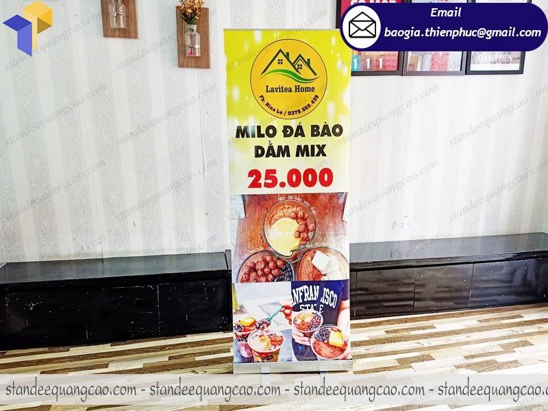 standee cuốn nhôm giá rẻ