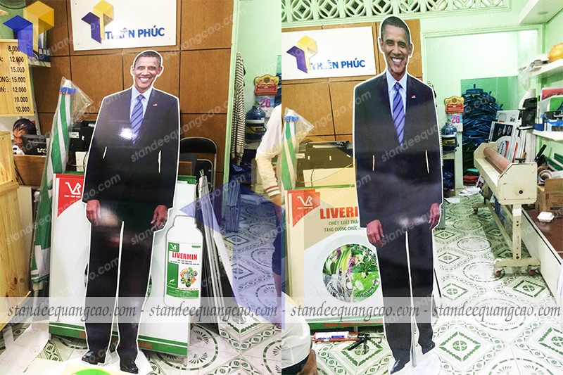 standee mô hình người nổi tiếng giá rẻ